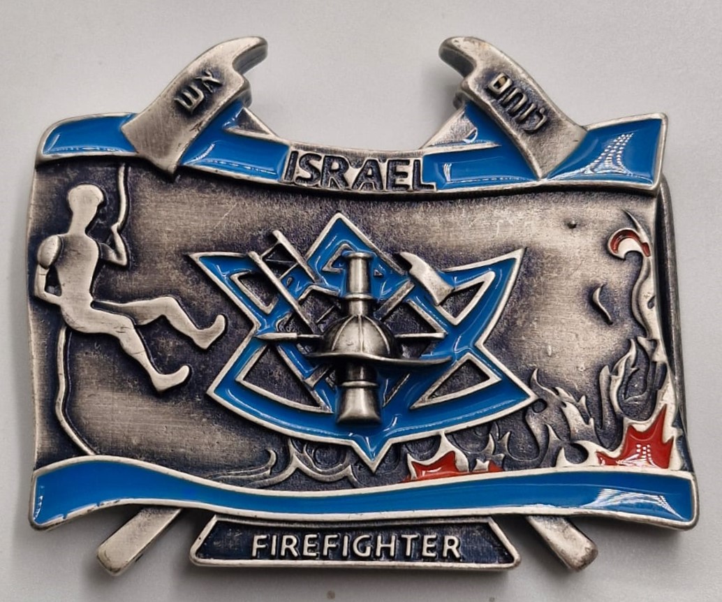 אבזם  לוחם אש - ארגון הכבאים הארצי