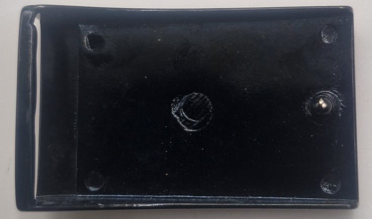 אבזם כבאות והצלה כסוף מלבני גב