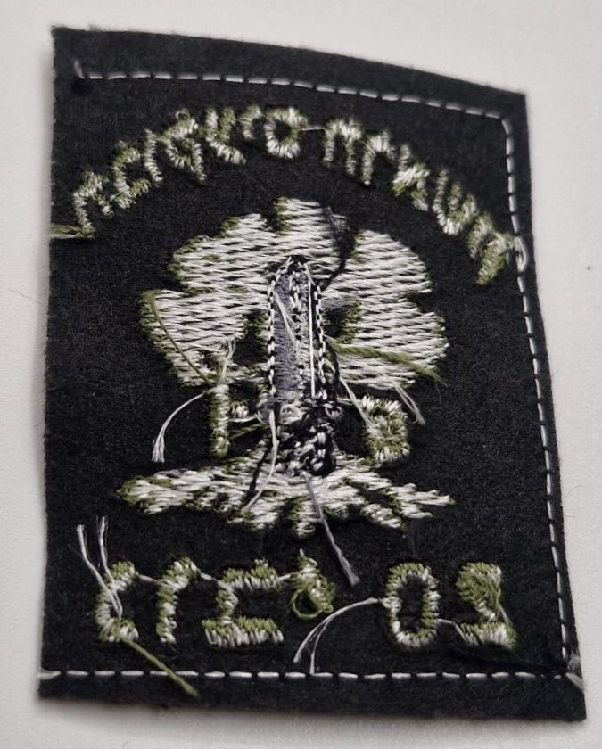 גולני גדוד הבוקעים הראשון 51 מגן דיסקית רקום גב